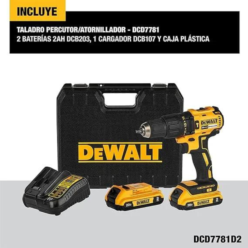 Kit Taladro DeWALT Inalámbrico de Litio - CIERRE DE LA TIENDA