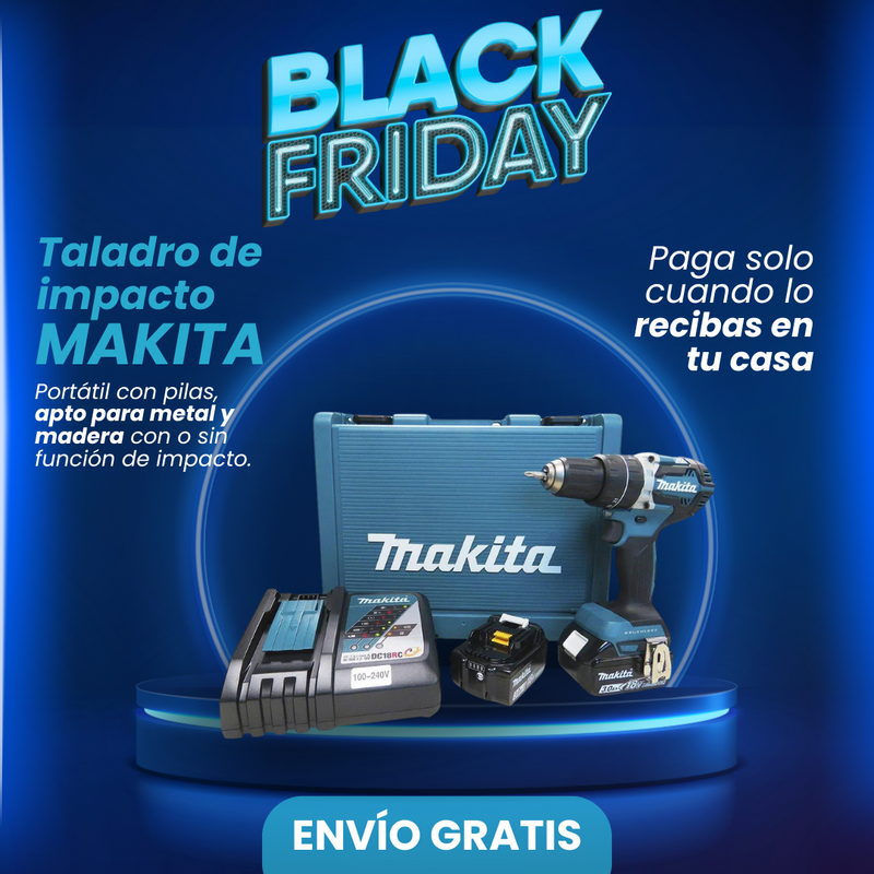 Kit Taladro MAKITA Inalámbrico de Litio - CIERRE DE LA TIENDA