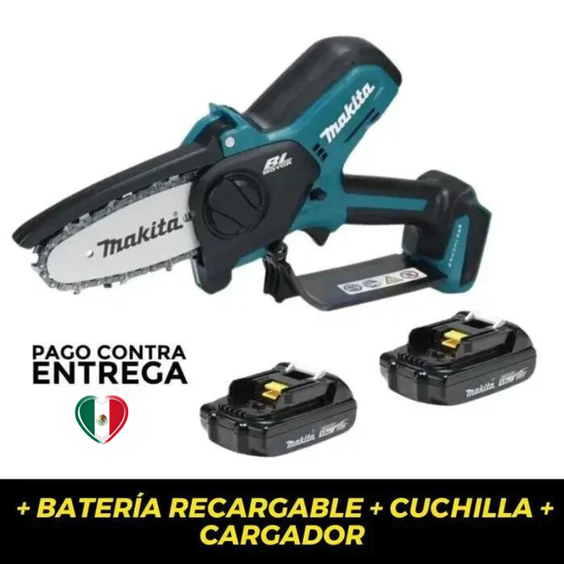 Motosierra Inalámbrica Premium + 2X Baterías 28v Recargable y Regalos Exclusivos