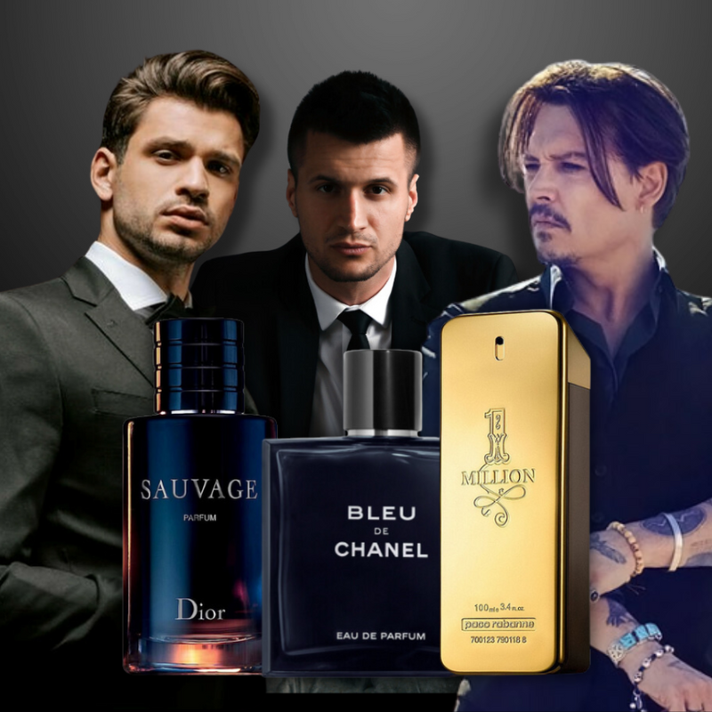 KIT 3 Perfumes de Lujo 2024 - Sauvage Dior | Bleu de Chanel| 1 Million + Regallo Exclusivo